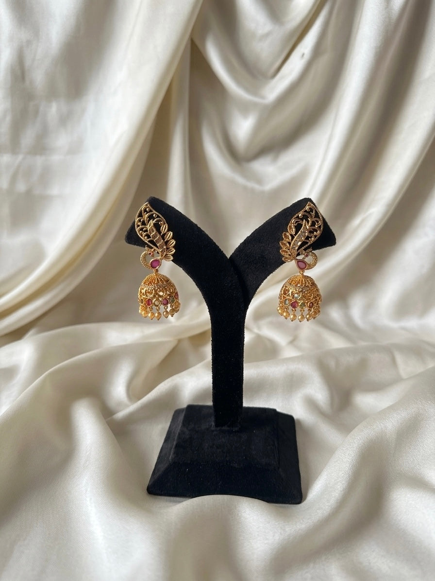 Rohini AD Stones Jumki Earring