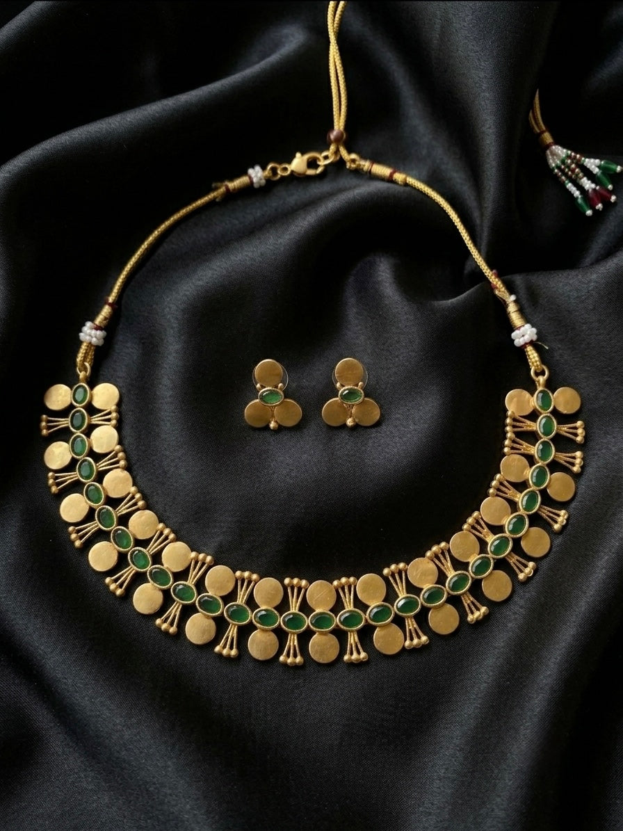 Neya coin choker (Green)