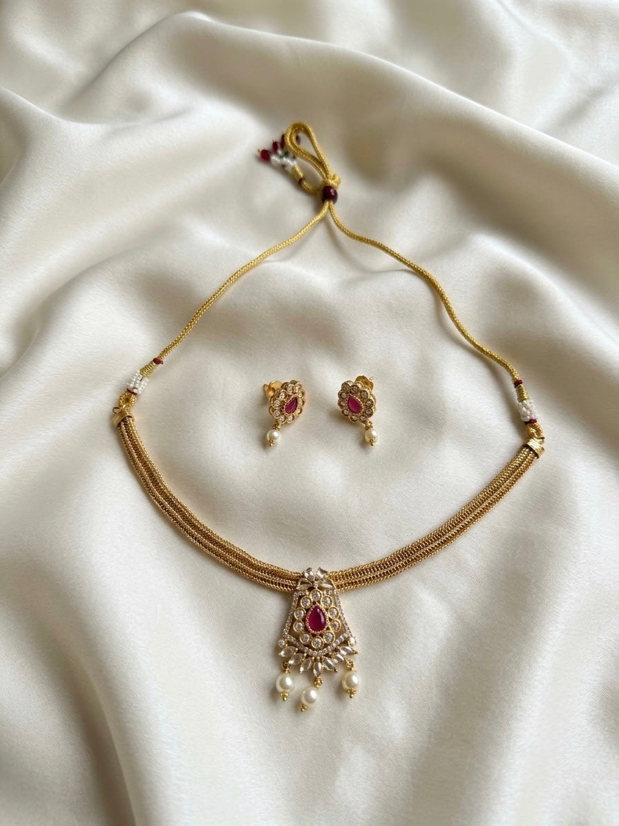 Ayal AD stone Neckpiece