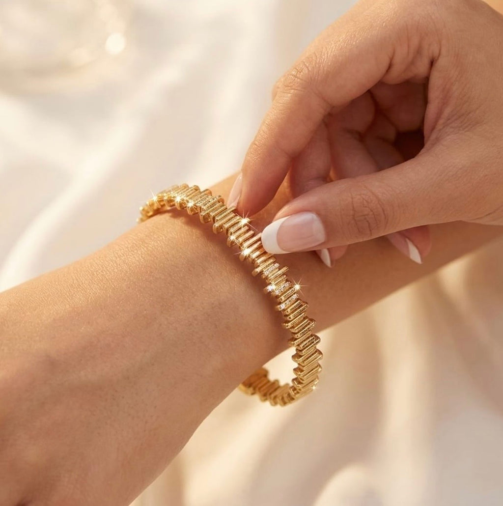Golden Grace Bangle (Kada)