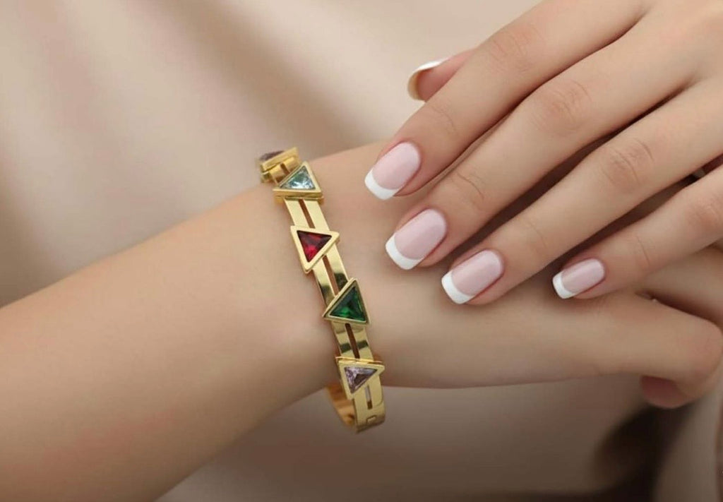 Multi-Stone Tiara Bangle