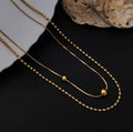 2 Layer Anti Tarnish Ira Neck Ornament