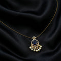 Kalyani AD Stone Invisible Neck Chain (Blue)