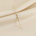 Simple Pearl Ear cuff (Set of 2)